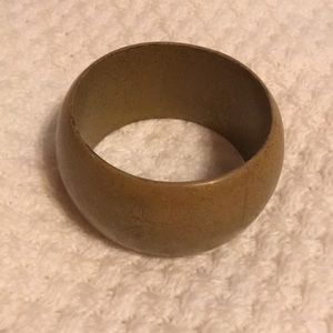 Free people Cute wooden Bangle distressed look